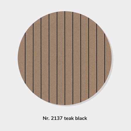 Skridsikker måtte / skridsikring båd GISATEX Antislide Teak Black, 1500 x 5000 x 2 mm (1.5 x 5 meter)