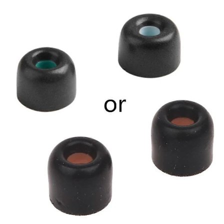 /EA/Memory Foam Öronproppar Skyddsfilter för WF-1000XM4 Hörlurar Öronproppar Öron Tips Små Svarta