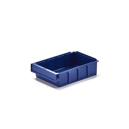 Stores box DETAIL, fits 3 dividers, 300x188x80 mm, blue