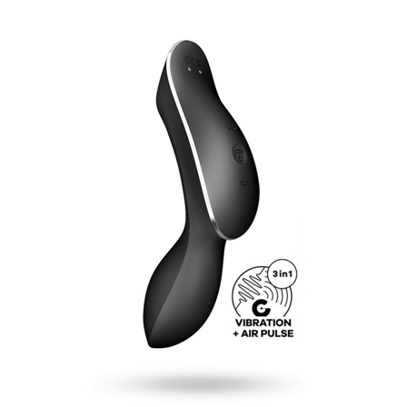 Satisfyer Curvy Trinity 2 - Black - Vuxen.se - Vibrator