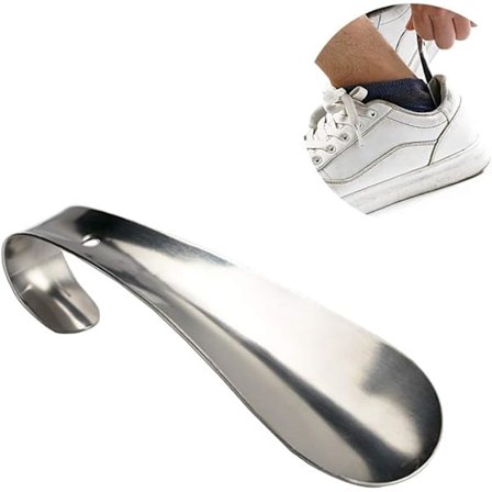 Robust sko lyft i rostfritt stål, bärbar sko lyft i metall