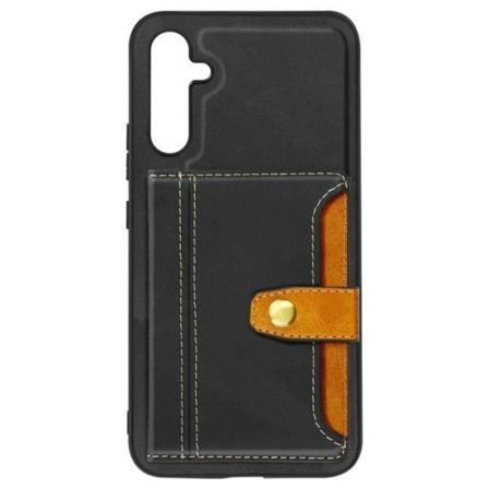 Fodral Kompatibel med Samsung Galaxy A34 5G korthållare svart skal