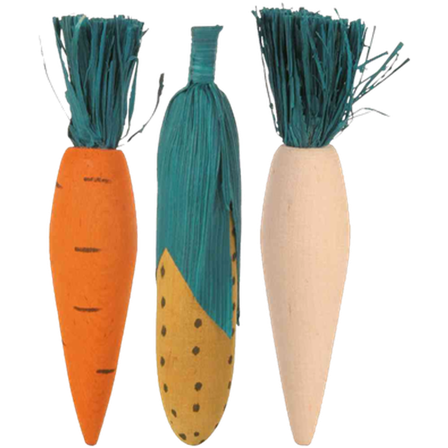 Trixie - Nibbling Wood-sett med halmblanding 10 cm - Smådyr - Godbiter og gnagestenger - Gnagetre og eplekvister - ZOO.no