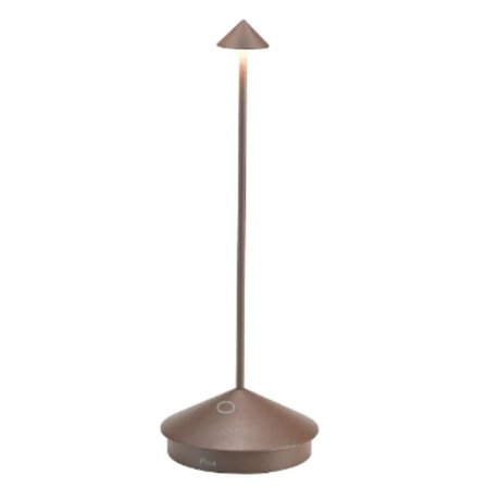 Pina Pro dimbar LED-bordlampe i aluminium, innendørs/utendørs, EU-plugg - Corten-WELLNGS