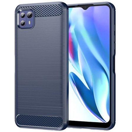 Carbon Flex Suojakotelo Motorola Moto G50 5G - Sininen