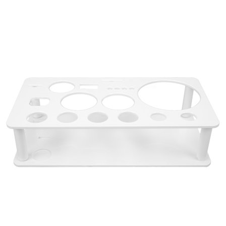 Bartender Kit Stativ Aftagelig Pladsbesparende Lugtfri Multifunktionel Plast Bartending Tool Holder til Bar Hjem Hvid Stor