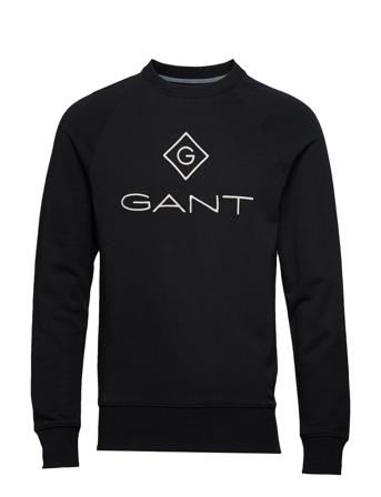 Lock Up C-Neck Sweat Black GANT