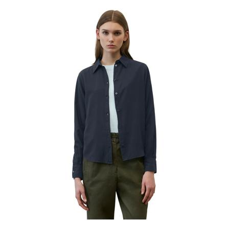 Marc O'Polo Slim fit Bluse Blå, Dame