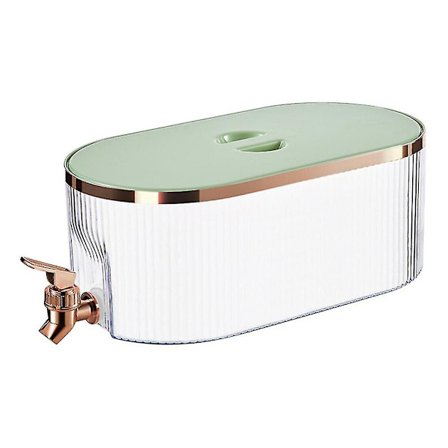 Kjøleskap Drikkedispenser Med Kran Lekkasjesikker Plast Vannbeholder Kjøling Drikkedispenser