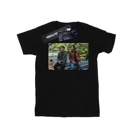 Supernatural Dam/Damer Impala Brothers Bomull Boyfriend T-S