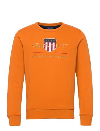 Archive Shield C-Neck Sweatshirt Trøje Orange GANT