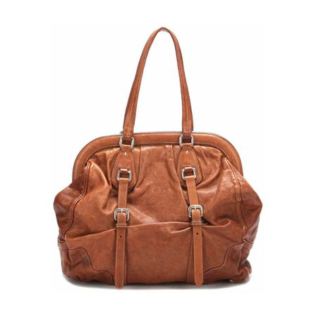 Prada Vintage Pre-owned Shoulder Tass , Bruin , Dames , Maat: ONE Size Vintage Tassen