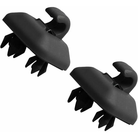 2-pack - Kompatibel med Audi A4 A5 S5 Q3 Q5 bil solskydd klämma fäste 8U0857562A (Svart)
