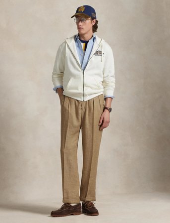 Polo Ralph Lauren Polo Sportsman Fleece Full-Zip Hoodie - White - S