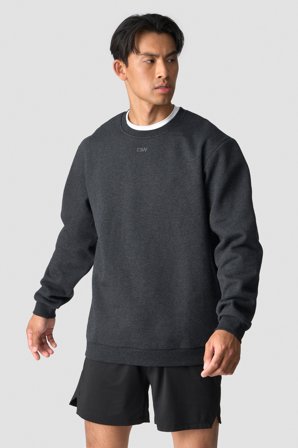 ICANIWILL - Everyday Crewneck Men Grey Melange - Pitkähihaiset - Miehet - Treenivaatteet ICIW:ltä