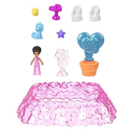 Polly Pocket - Drömlandsset - Minifigur och enhörning - Polly Pocket - JCB15