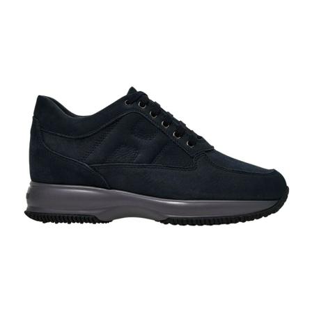 Hogan, Interactive Allacciato Sneakers Zwart, Heren, Maat:43 EU