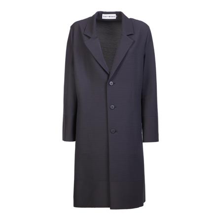 Issey Miyake, Single-Breasted Coats Czarny, Kobieta, Rozmiar: M
