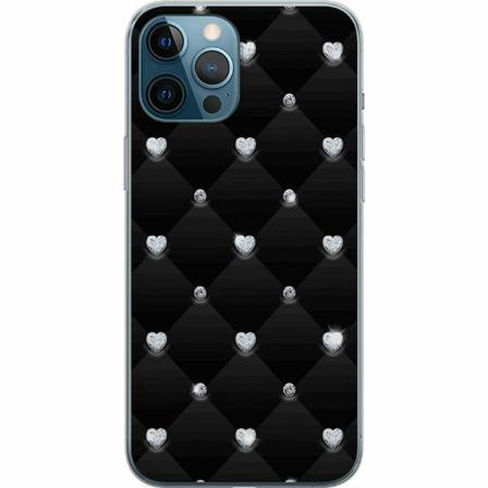 Apple Iphone 12 Pro Max Mjukt Skal - Diamant Hjärta