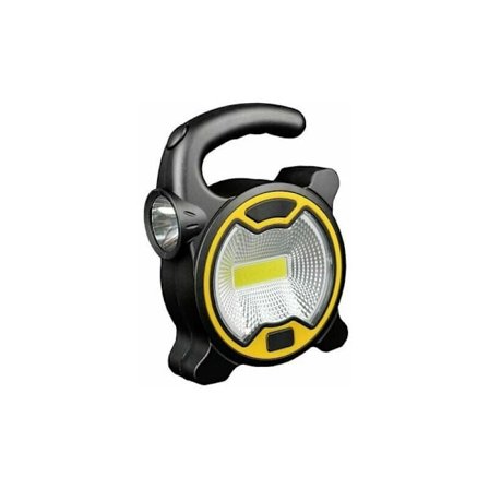 CRUEL Camping Light Multifunktionell Camping Light med ficklampsfunktion COB LED Camping Light Bärbar arbetslampa Batterityp Gul