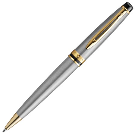 Waterman Expert Steel/Gold Stylo à bille
