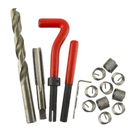 15 stk. M12 X 1,25 gevindreparationskit Helicoil kompatibel 12mm beskadigede gevind