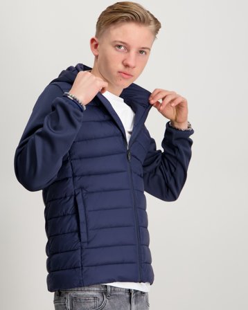 RYVLS Hybrid Softshell Jacket Niebieski Kurtki Chłopiec - Kids Brand Store