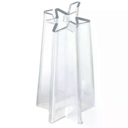 Tilbud! Kreativ sekskantet lysform stjerne dekoration lys værktøj lysforme DIY lysform lysfremstillingsforme