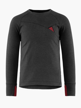 Klättermusen Huge Rundhalset Genser Herre - Raven-Burnt Russet - XS