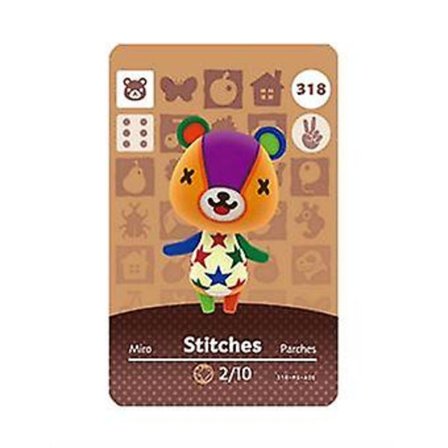 Nfc Spilkort Kompatibelt med Animal Crossing, ch Amiibo Wii U - 318 Stitches