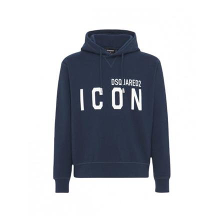 Dsquared2 Hoodies , Blauw , Heren , Maat: S