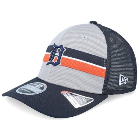 New Era - MLB Grau trucker Cap - Detroit Tigers MLB Batting Practice Grey/Navy Trucker @ Hatstore