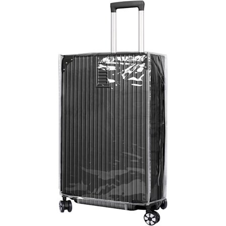 Transparent Resväska Skydd, Resväska Skydd, PVC Resväska Skydd, Bagageutrymme Skydd, Dammtät Tvättbar Reptålig och Återanvändbar, 22 Tum, 1