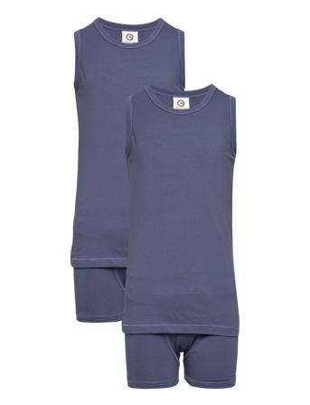 Underwear Set Boxer Boy 2-Pack Underkläderset Blå Müsli By Green Cotton