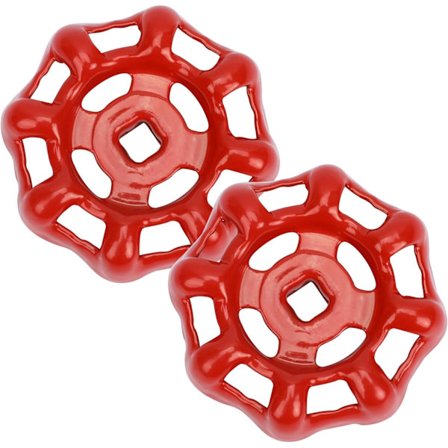 2 stk. Metall Vannrør Ventil Håndhjul Ball Ventil Jern Ball Ventil Kran Ha