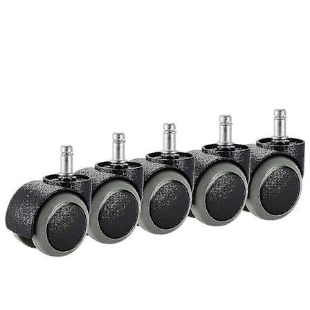 Toimistotuolin pyörät, 5 kpl, sopivat IKEA-tuoliin (10 mm x 22 mm) Raskaat-FA-