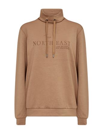 Sc-Banu Tops Sweatshirts & Hoodies Sweatshirts Brown Soyaconcept