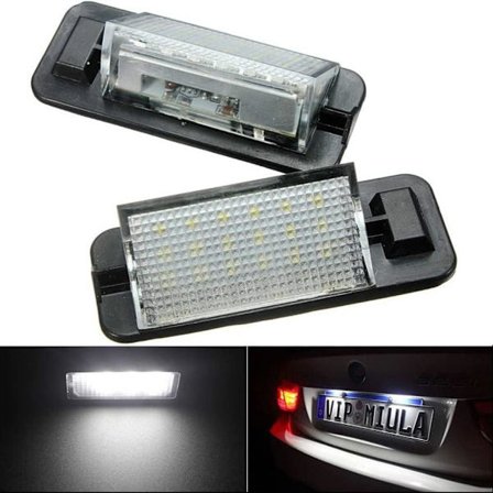 1 par 12V 18 LED-lampor för registreringsskylt 3-serie E36 1992-1998