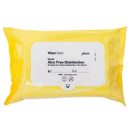 Plum WipeClean Overfladedesinfektion Small Alkoholfri 25 stk., Tøj & Bolig, Husholdning, Rensning & Desinfektion
