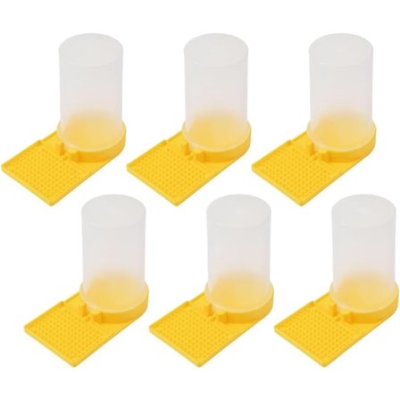 Pieces Bi Vandingsstation Bi Kopper Have Bi Drikke Biavl Udstyr Honning Bistade Indgangs Foder Nem at Installere Nem at Bruge