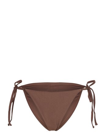 Gina Tricot Highshine Bikini Brief - Brown - XL