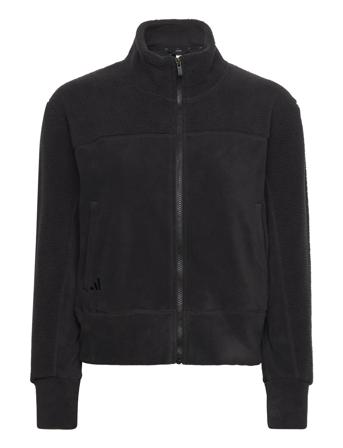 W Flc Fz Jkt Sport Sport Jackets Black Adidas Golf