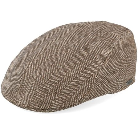 Wigéns - Brun flatcap Keps - Ivy Modern Cap Brown Flat Cap @ Hatstore