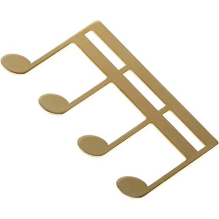 Musiknotmapp (guld), dagboksmusikbokmapp, pianoutskrift