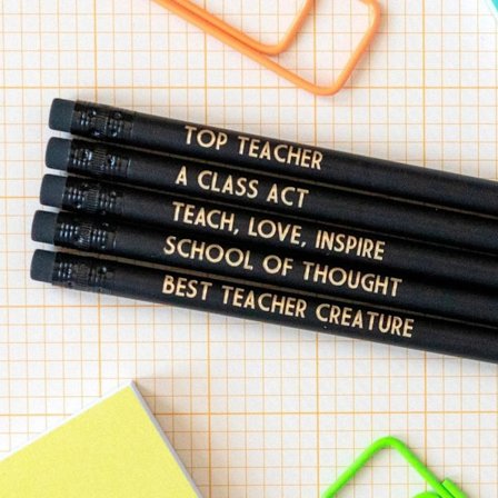 5 kpl Funny Profession Pencil set OPETTAJA