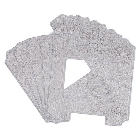 Renseservietter, vaskbar mikrofiberklud, kompatibel med Ecovacs Winbot W1 / W1 Pro / W2 / W2 Omni vinduesrensningsrobotter - kompatibel vind