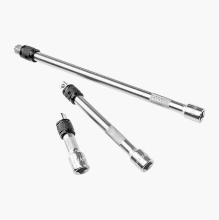 Biltema - Forlenger med hurtigfeste 3/8" 3 stk.