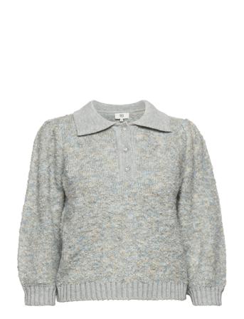 Yrsa Pullover With Collar Villapaita Harmaa Noa Noa