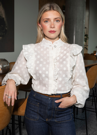 MISSMAYA - Maya Blouse Powder - M