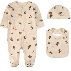 Kids - Ralph Lauren Printed Baby Set Cream 6 Months - Clothing sets - 6 months - Cream